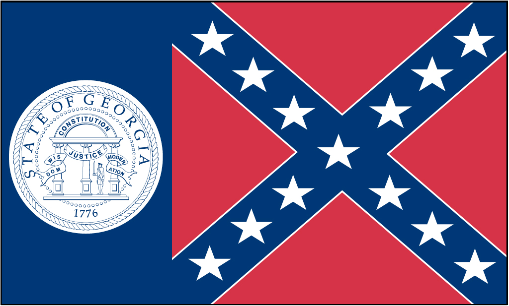 Georgia USA Flag Pictures