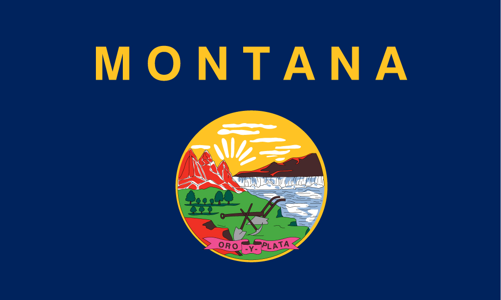 Montana USA Flag Pictures
