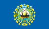 New Hampshire USA Printable Flag Picture